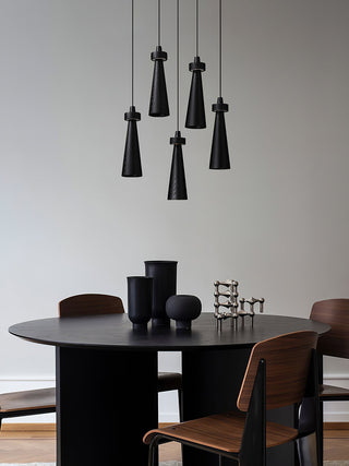 Taper Suspension en Bois Minimaliste