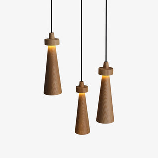Taper Suspension en Bois Minimaliste