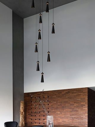 Taper Suspension en Bois Minimaliste