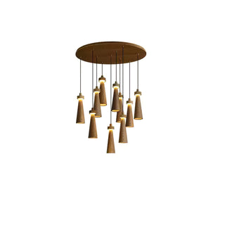 Taper Suspension en Bois Minimaliste
