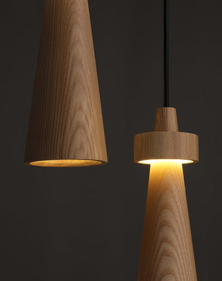 Taper Suspension en Bois Minimaliste