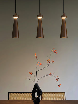 Taper Suspension en Bois Minimaliste