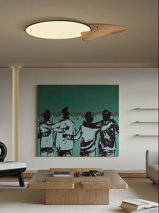 Zovenel Premium Élégance Pic Bois Plafonnier