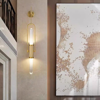 Olraeos Applique Murale Longue Arc en Verre Art Nordic