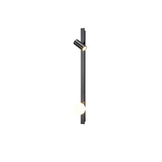 Elarise Lampe Murale en Laiton et Verre Minimaliste