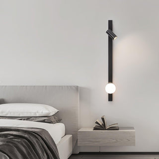Elarise Lampe Murale en Laiton et Verre Minimaliste