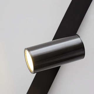 Elarise Lampe Murale en Laiton et Verre Minimaliste