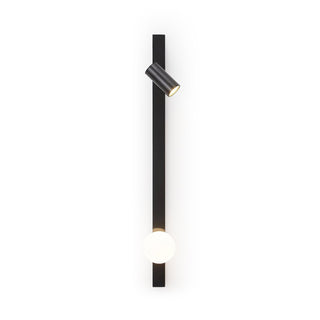 Elarise Lampe Murale en Laiton et Verre Minimaliste