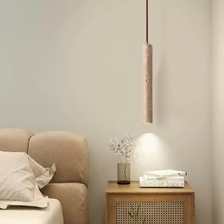 Olvynarae Suspension Cylindrique en Travertin