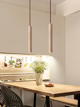 Olvynarae Suspension Cylindrique en Travertin