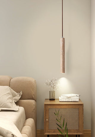 Olvynarae Suspension Cylindrique en Travertin