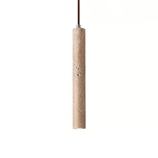 Olvynarae Suspension Cylindrique en Travertin