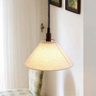 Alcaria Suspension en Tissu Et Bois d'Art Nordique Premium