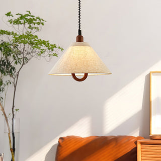 Alcaria Suspension en Tissu Et Bois d'Art Nordique Premium