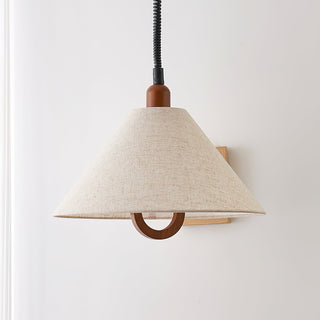 Alcaria Suspension en Tissu Et Bois d'Art Nordique Premium
