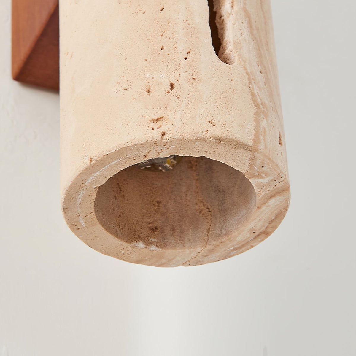 Nissa Travertine Wall Light-Neutral Decor