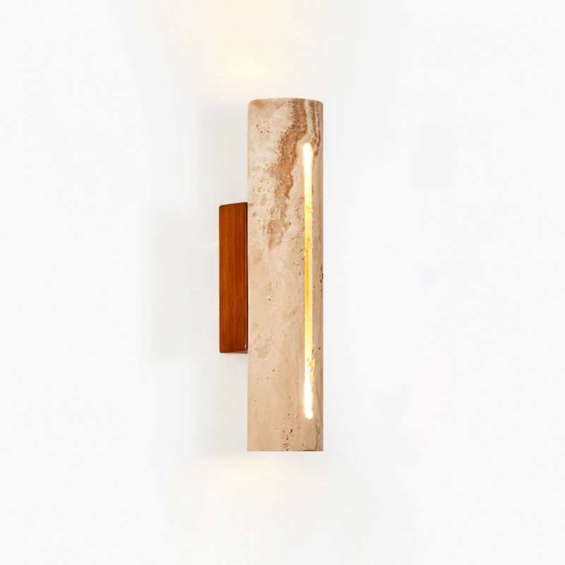Nissa Travertine Wall Light-Neutral Decor