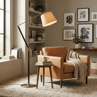 Lorian Adjustable Floor Lamp-Neutral Decor