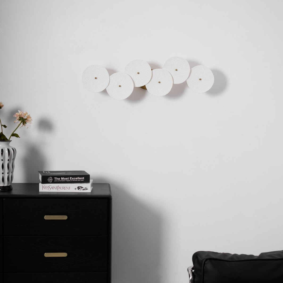 Docor Applique Murale Pétales d'Art Nordic Élégante-Cielum