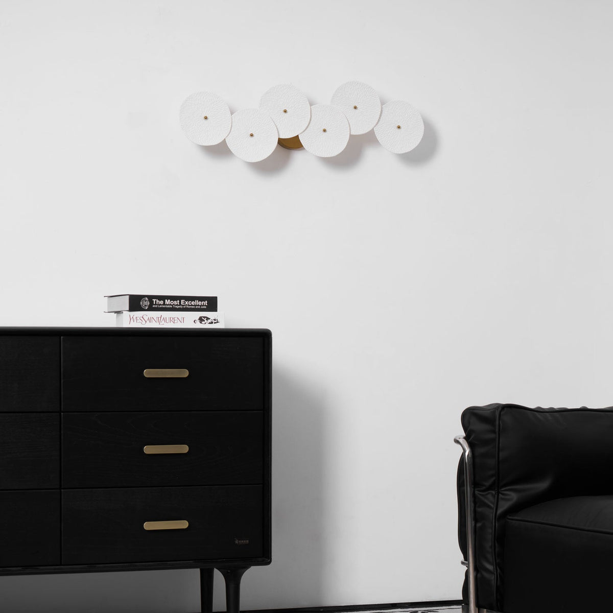 Docor Applique Murale Pétales d'Art Nordic Élégante-Cielum