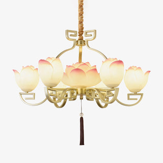 Lotus Lustre oriental en résine