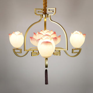 Lotus Lustre oriental en résine