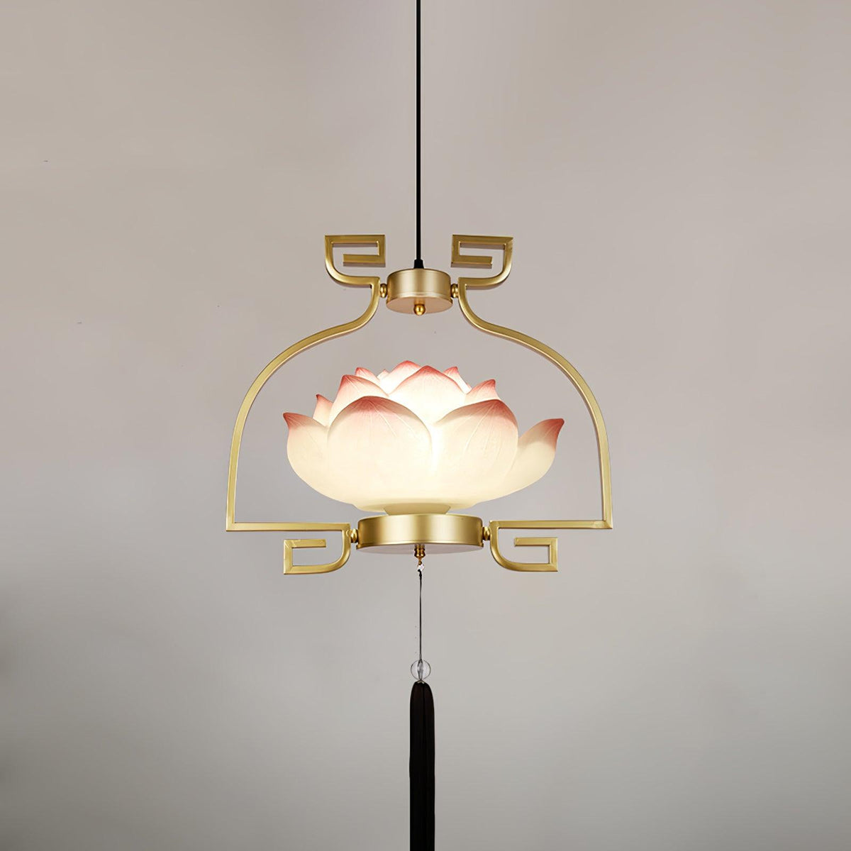 Lotus Lustre oriental en résine