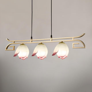 Lotus Lustre oriental en résine