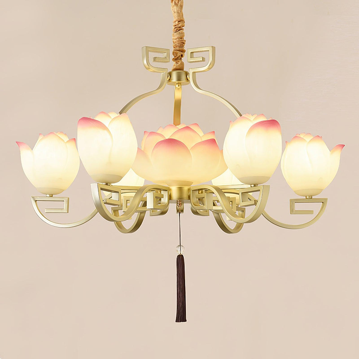 Lotus Lustre oriental en résine