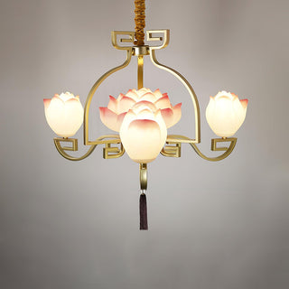 Lotus Lustre oriental en résine