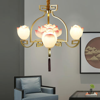 Lotus Lustre oriental en résine