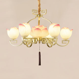 Lotus Lustre oriental en résine