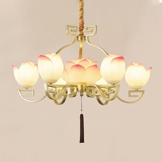 Lotus Lustre oriental en résine
