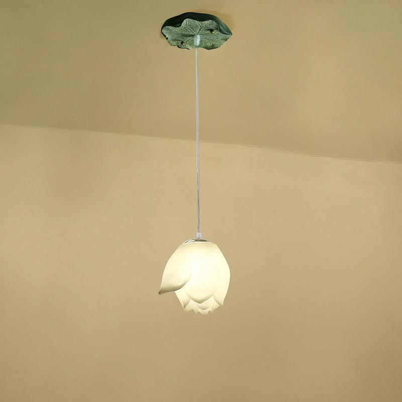 Tavana Suspension 7 Lumières Rose Blanc