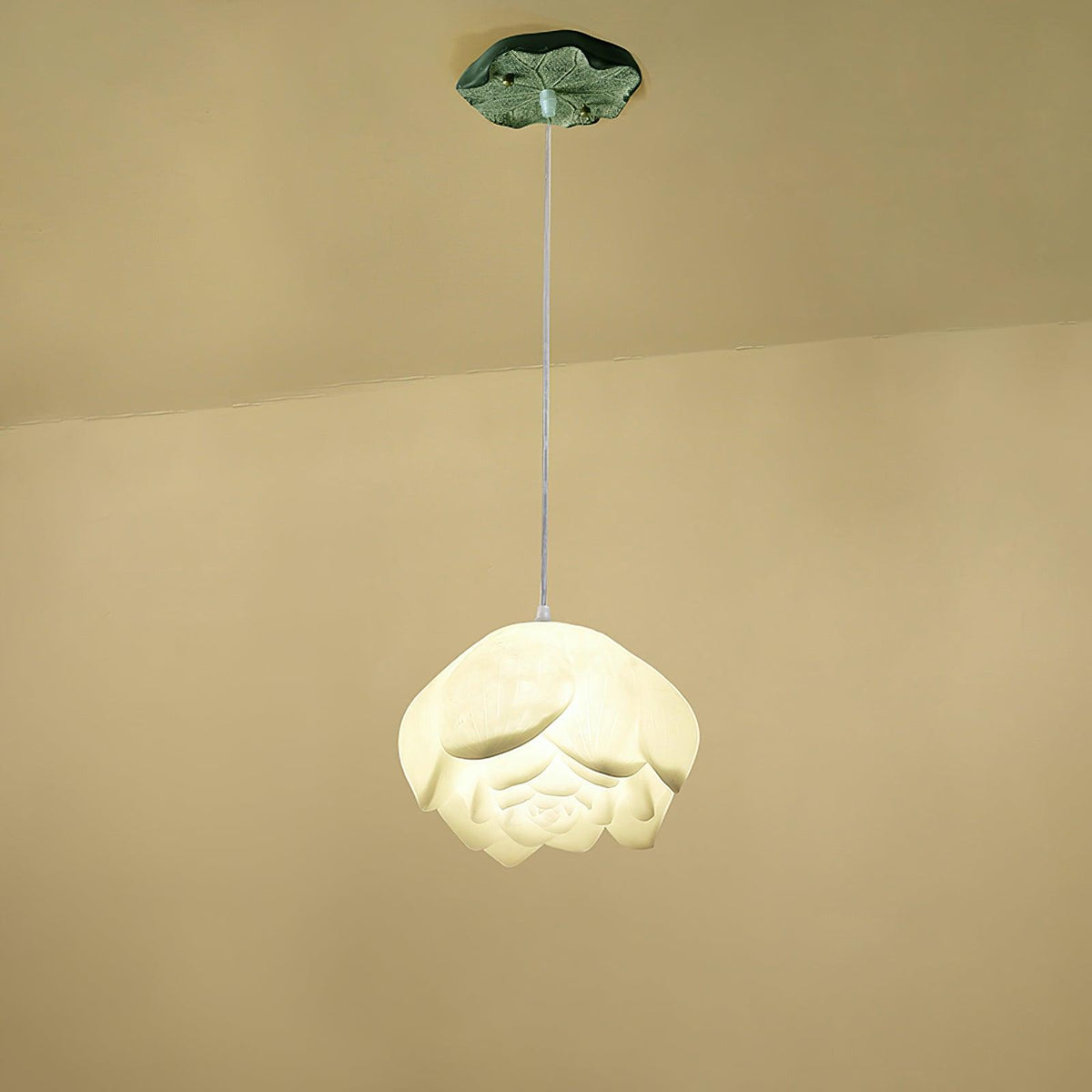 Tavana Suspension 7 Lumières Rose Blanc
