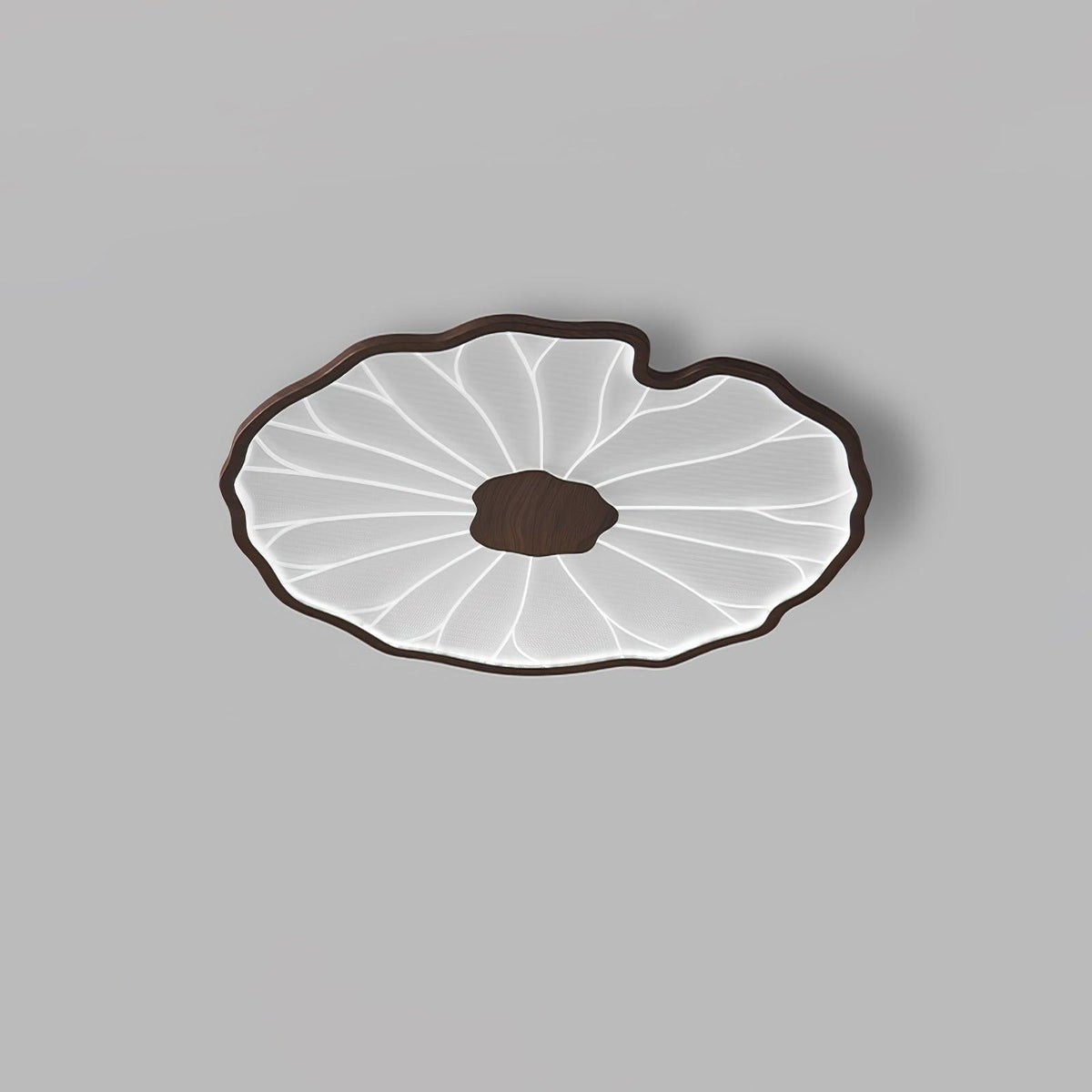 Vostel Plafonnier Feuille de Lotus avec Finition Bois-Cielum