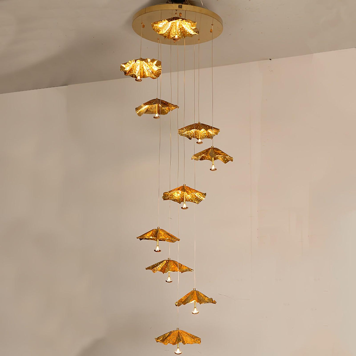 Fluttergold Lustre Métal Moderne