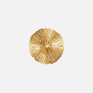 Lustra Applique Murale Feuille De Lotus En Laiton-Luire