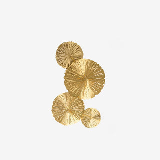 Lustra Applique Murale Feuille De Lotus En Laiton-Luire