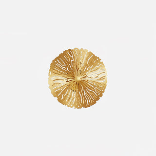 Lustra Applique Murale Feuille De Lotus En Laiton-Luire