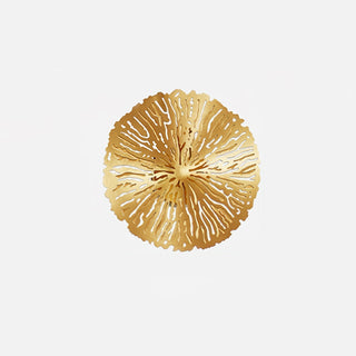 Lustra Applique Murale Feuille De Lotus En Laiton-Luire