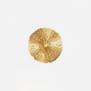 Lustra Applique Murale Feuille De Lotus En Laiton-Luire