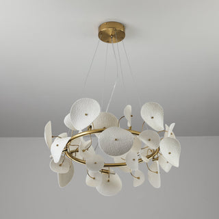 Virinira Lustre en céramique à pétales d'élégance moderne