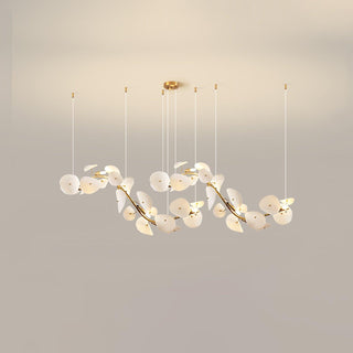 Virinira Lustre en céramique à pétales d'élégance moderne