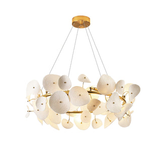 Virinira Lustre en céramique à pétales d'élégance moderne