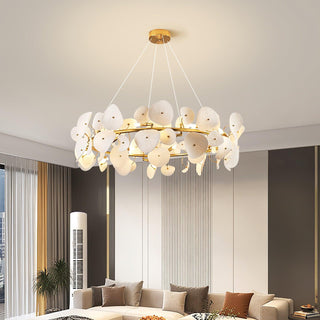 Virinira Lustre en céramique à pétales d'élégance moderne