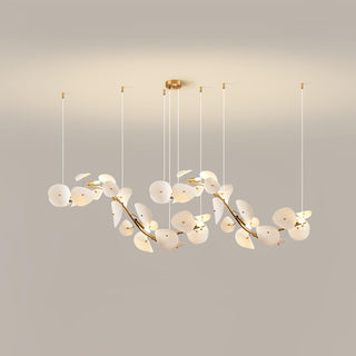 Virinira Lustre en céramique à pétales d'élégance moderne