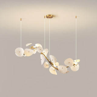 Virinira Lustre en céramique à pétales d'élégance moderne