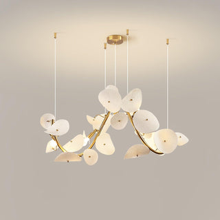 Virinira Lustre en céramique à pétales d'élégance moderne