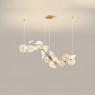 Virinira Lustre en céramique à pétales d'élégance moderne